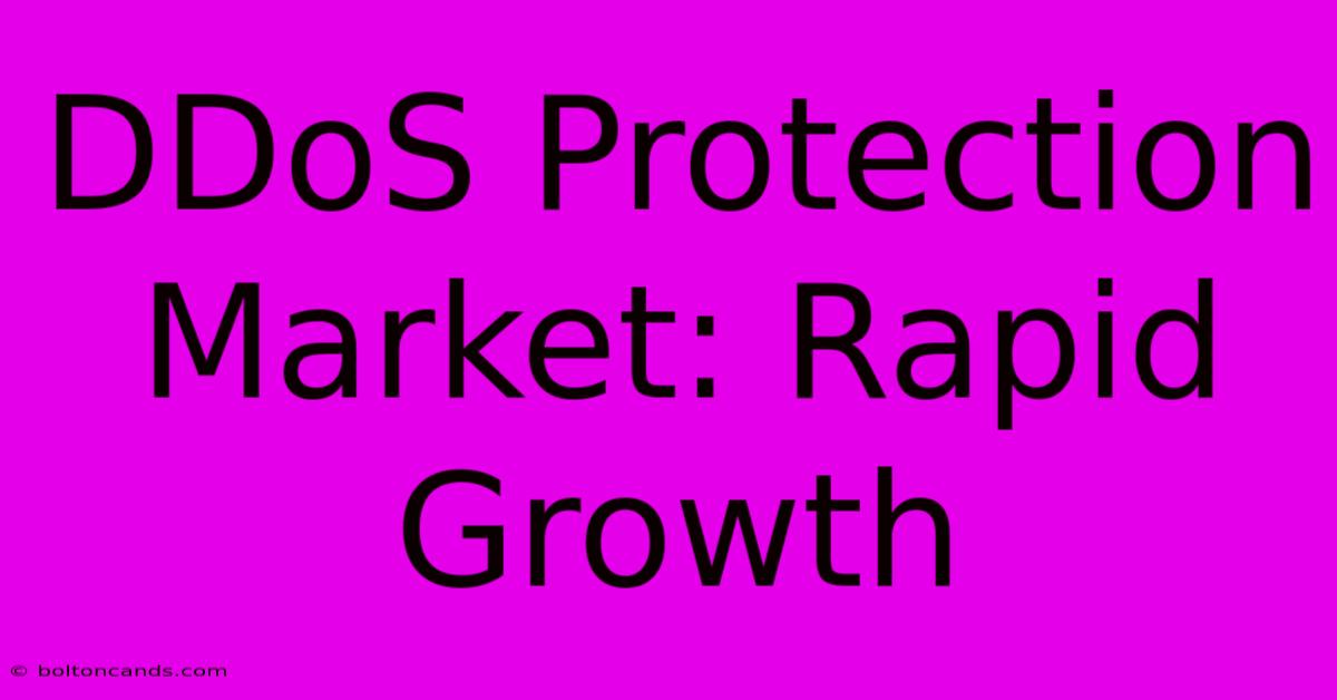 DDoS Protection Market: Rapid Growth