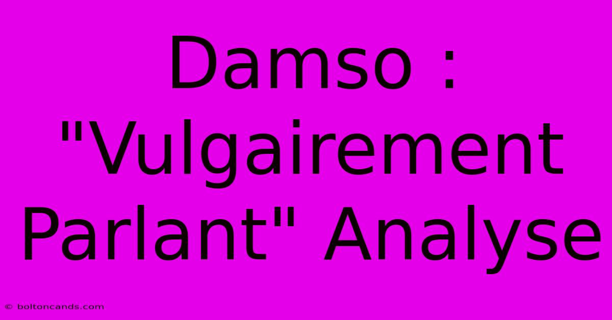 Damso : 