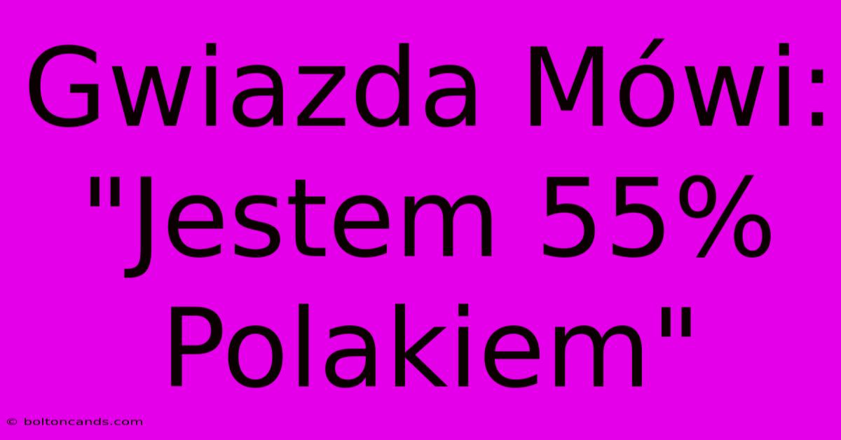 Gwiazda Mówi: 