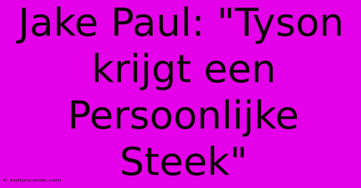 Jake Paul: 