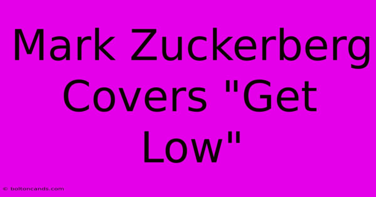 Mark Zuckerberg Covers 