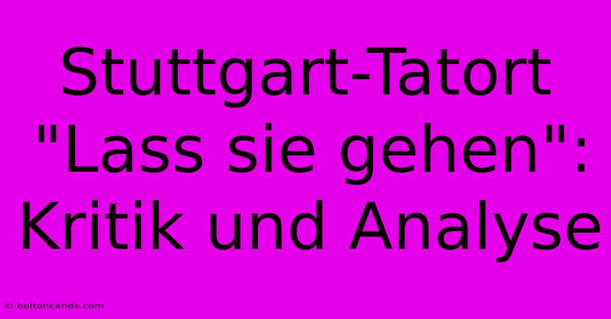 Stuttgart-Tatort 