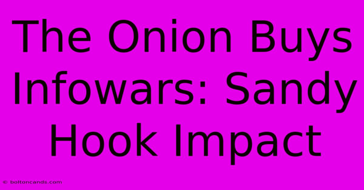 The Onion Buys Infowars: Sandy Hook Impact 