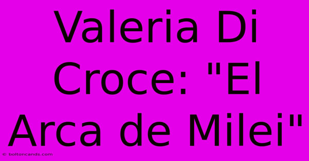 Valeria Di Croce: 